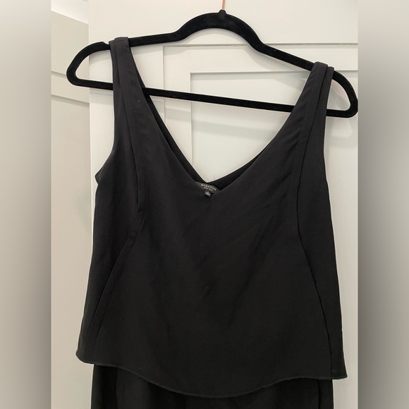 Babaton 100% silk black dress-size 0 - Picture 3 of 12